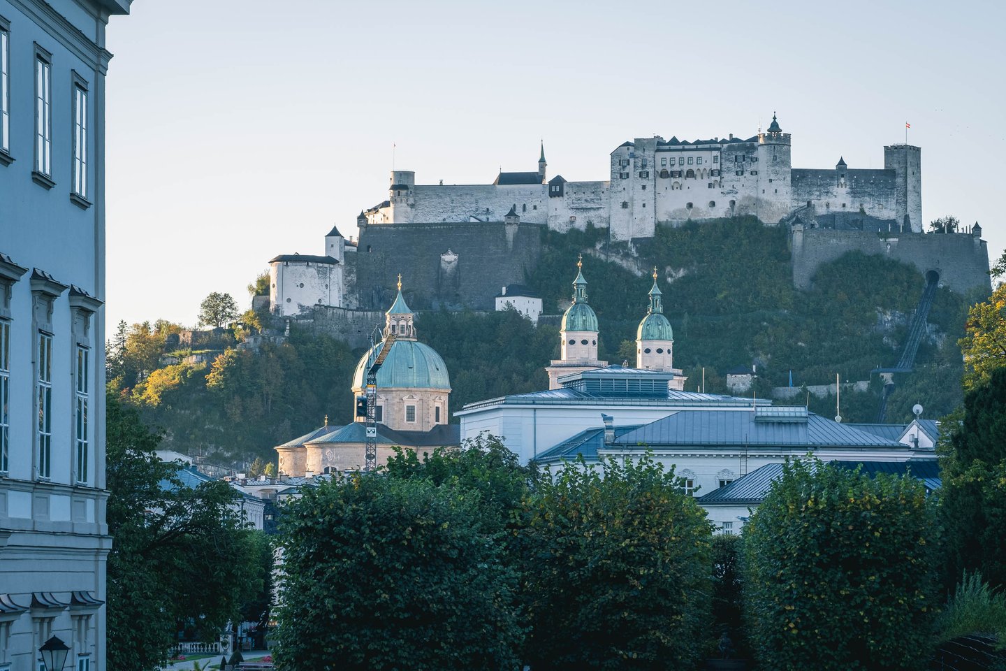Hohensalzburg Fortress above the old town